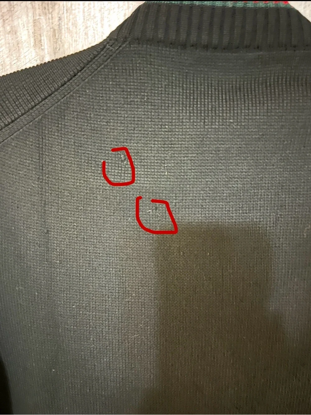 Gucci Wool/Silk Blend Bomber Jacket, size L